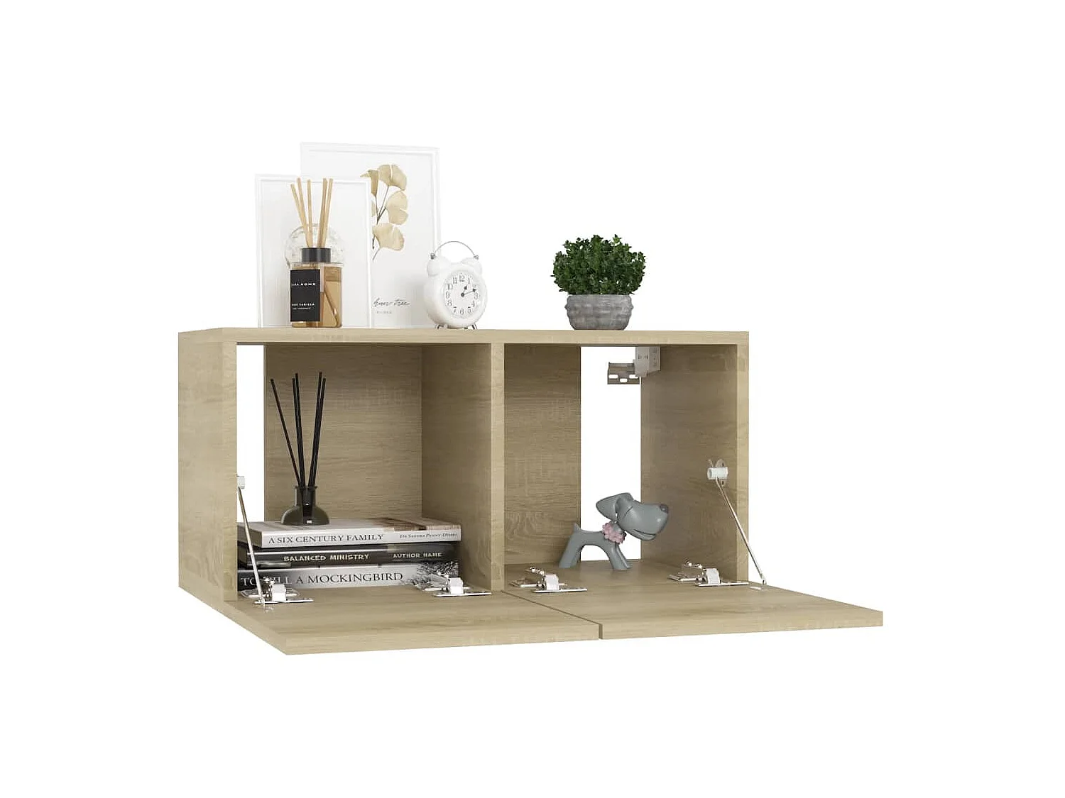 Ensemble de meubles TV 5 pcs Chêne sonoma Aggloméré