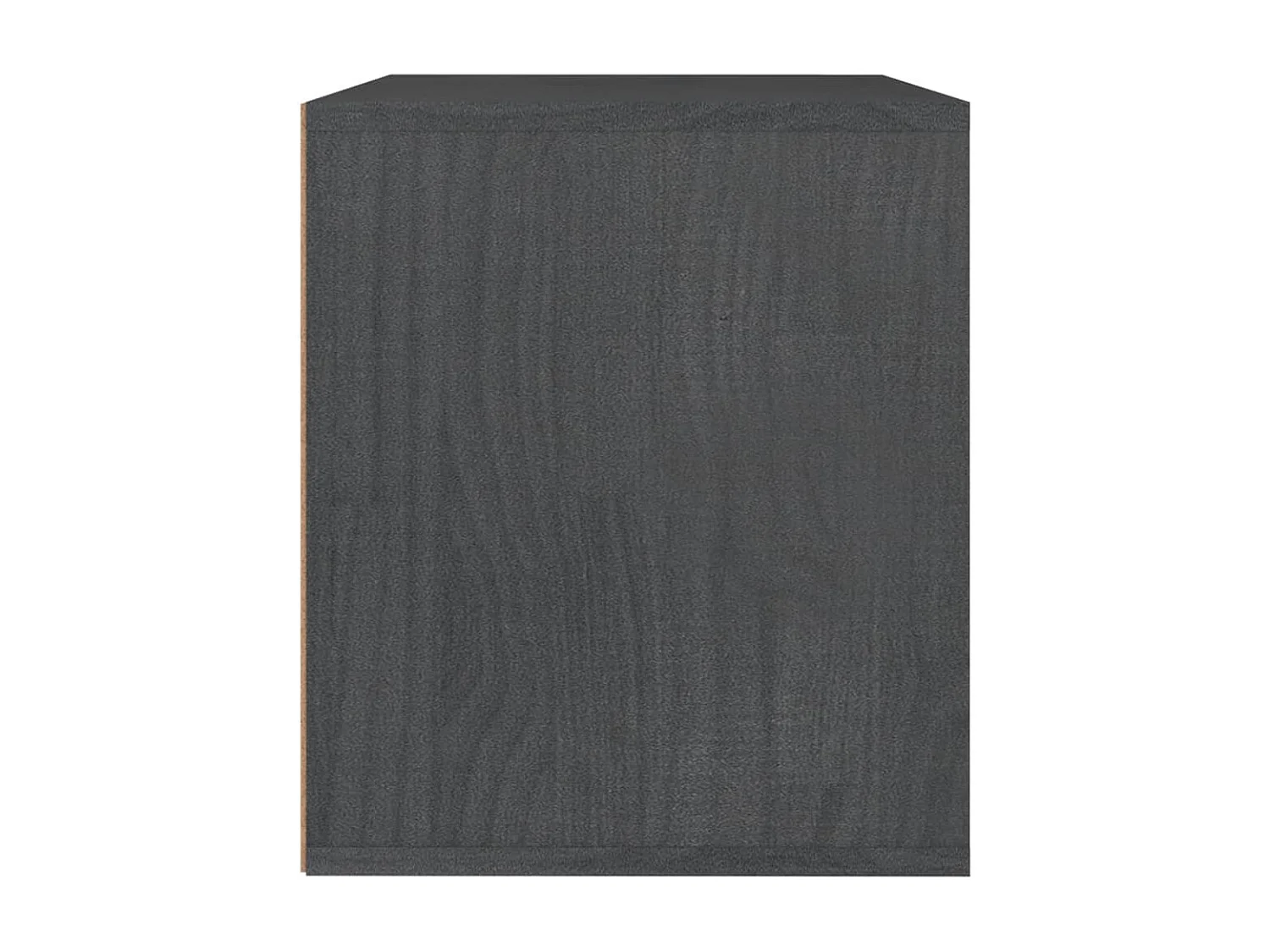 Meubles TV 3 pcs Gris Bois massif de pin