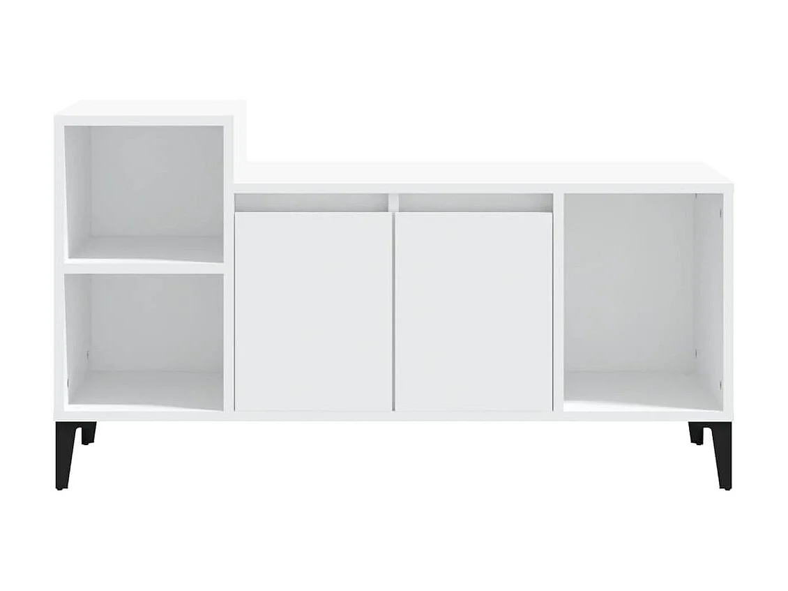 Meuble TV Blanc 100x35x55 cm Bois d'ingénierie