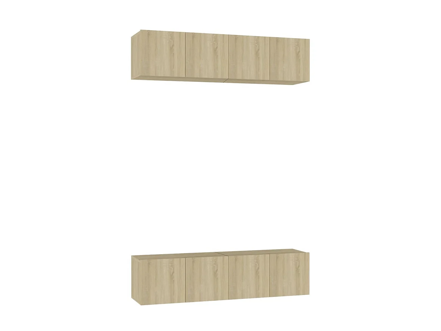 Meubles TV 4 pcs Chêne sonoma 60x30x30 cm Aggloméré