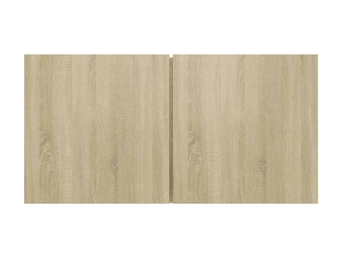 4-teiliges TV-Ständer-Set aus Sonoma-Eiche, Holzwerkstoff