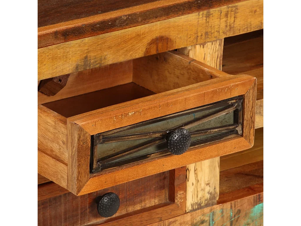 Meuble TV 80 x 30 x 40 cm Bois de récupération massif