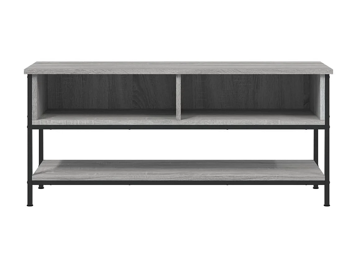 Mobile TV Sonoma grigio 100x35x45 cm in derivati del legno