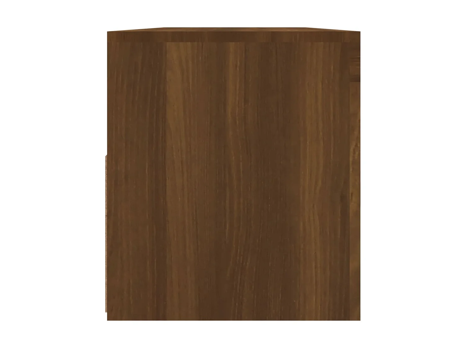 TV-meubel met LED-verlichting Bruin eiken 90x35x40 cm