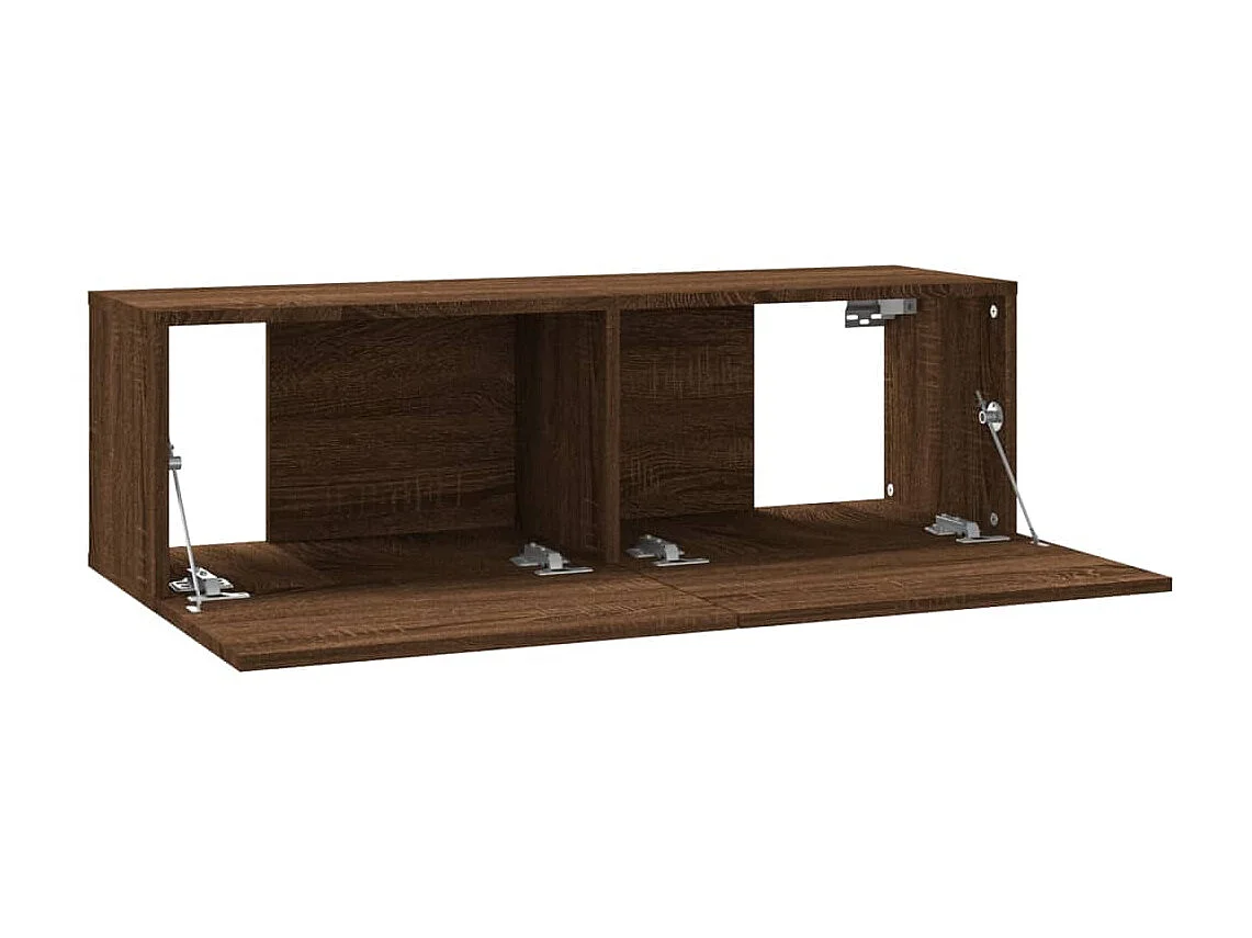 TV-Wandschrank Braune Eiche 100x30x30 cm Holzwerkstoff