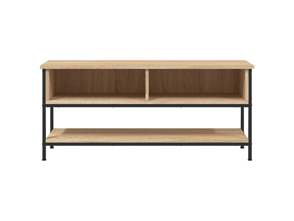 Meuble TV chêne sonoma 100x35x45 cm bois d'ingénierie
