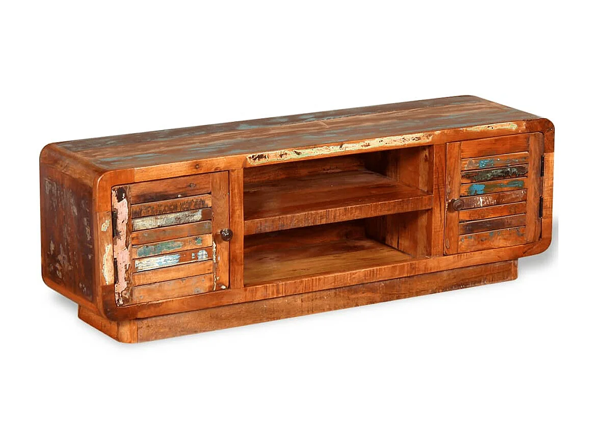 Mueble TV Madera maciza recuperada 120 x 30 x 40 cm