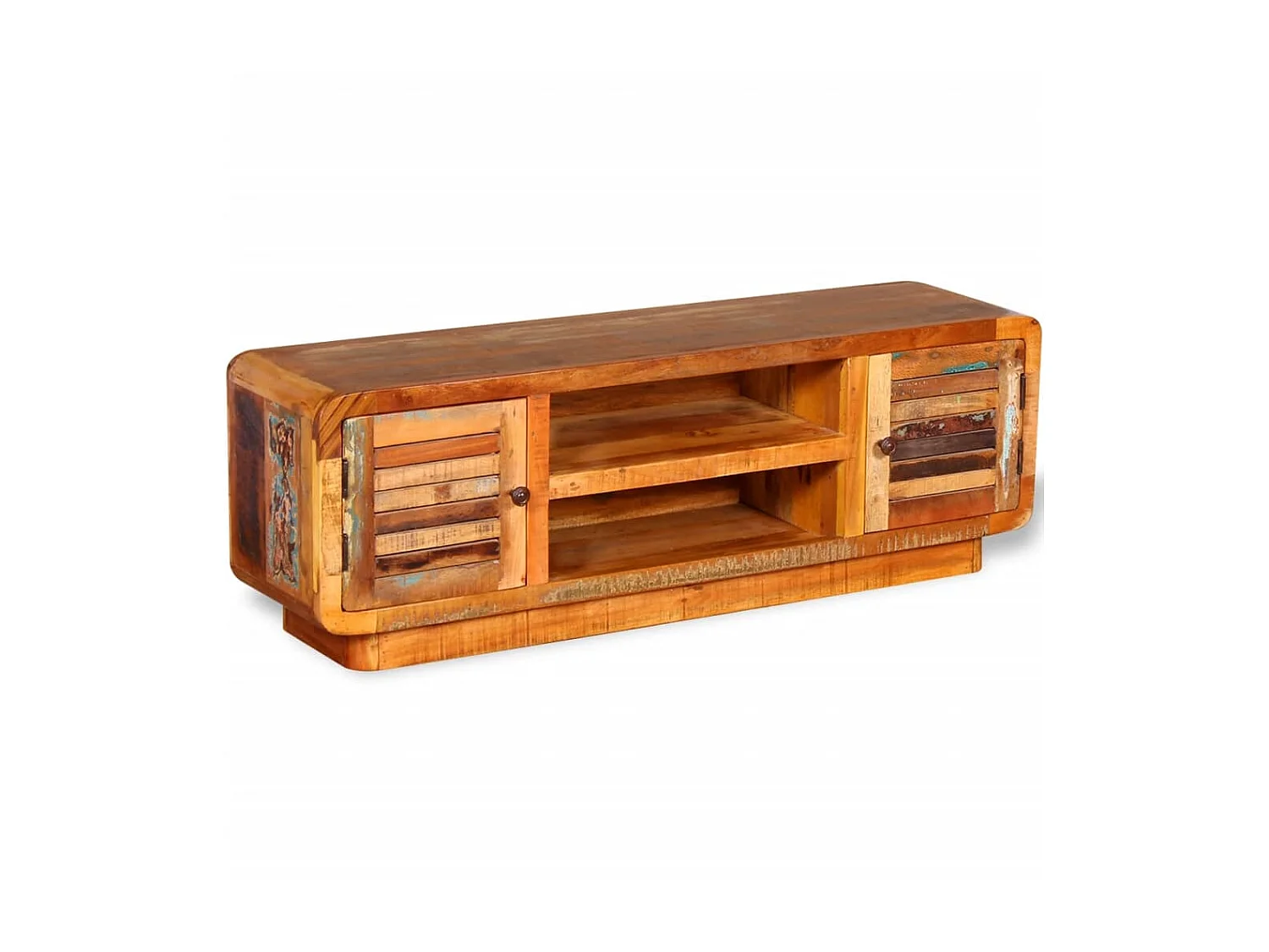 Meuble TV Bois de récupération massif 120 x 30 x 40 cm