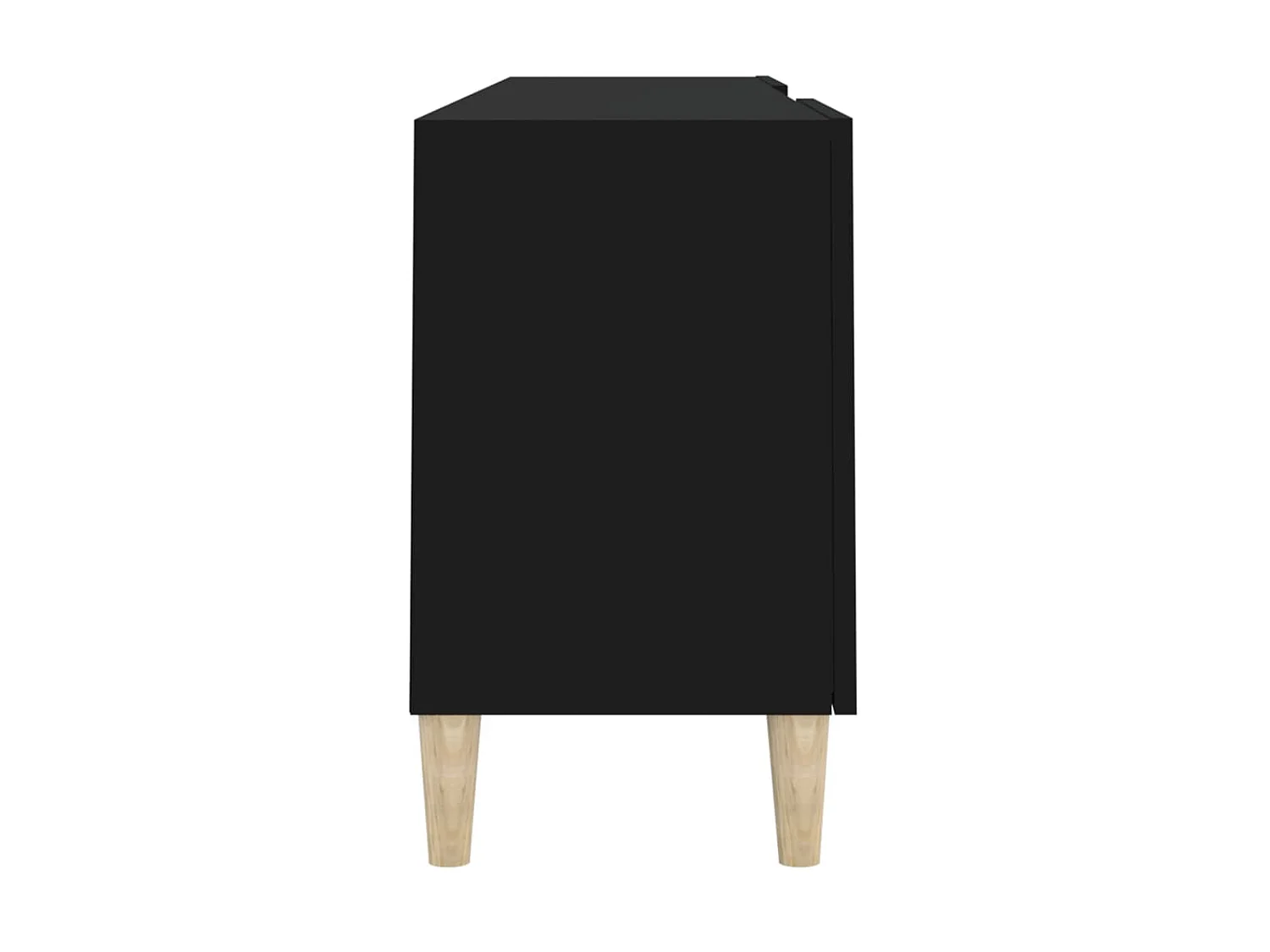 Mobile TV nero 150x30x50 cm MDF