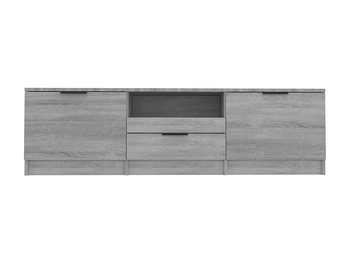 Meuble TV Sonoma gris 140x35x40 cm Bois d'ingénierie