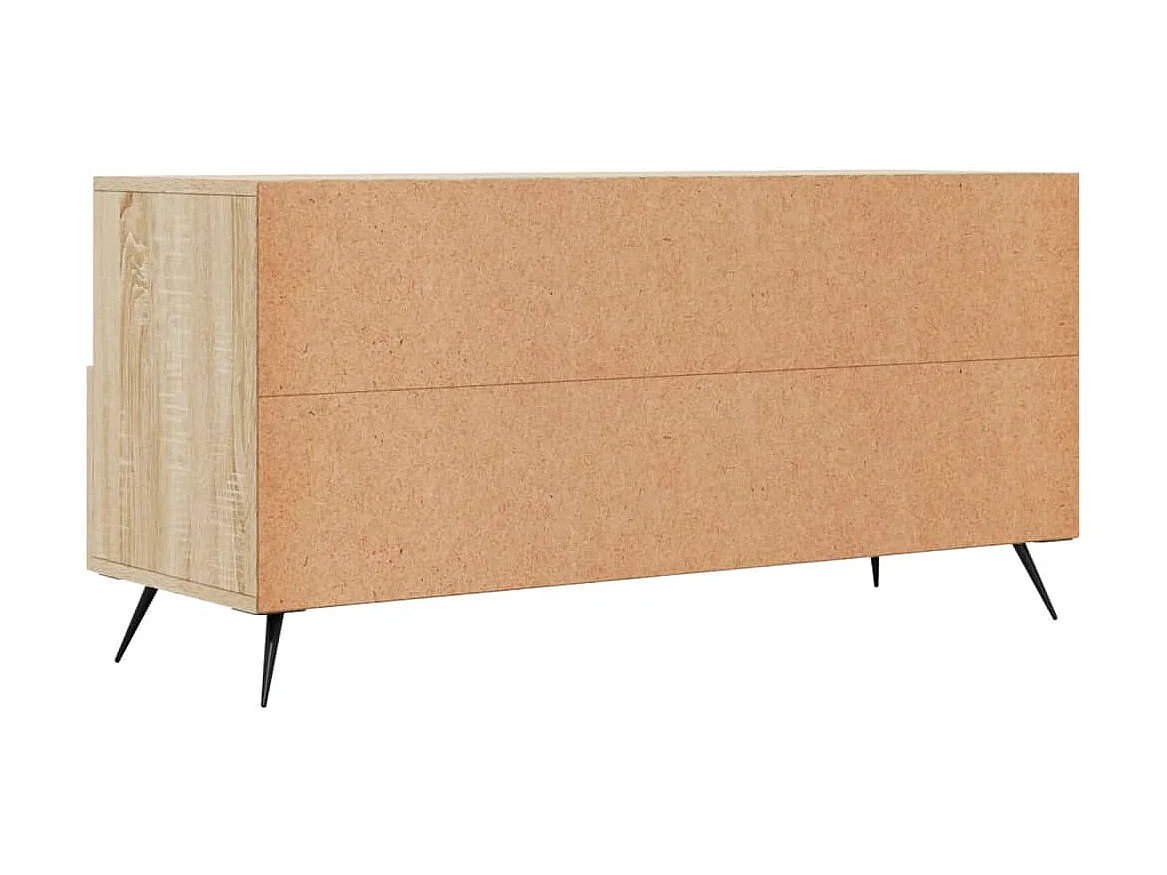 Meuble TV chêne sonoma 102x36x50 cm bois d'ingénierie
