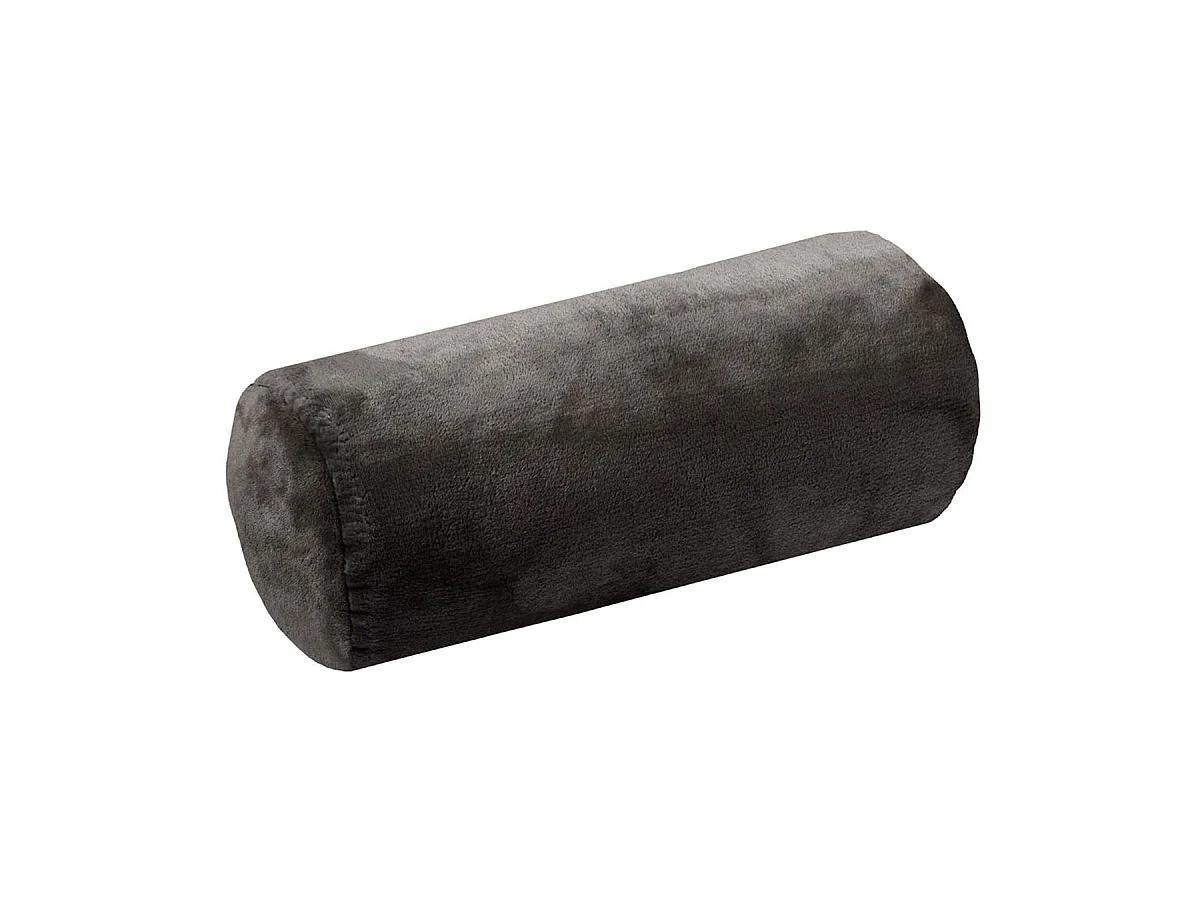 Coussin polochon doudou couleur taupe 45 x 20 cm
