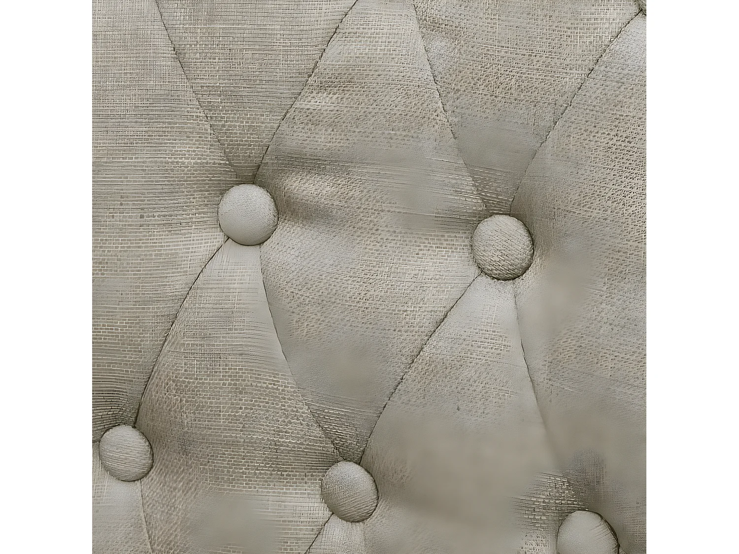 Set di 2 sedie da pranzo in tessuto beige