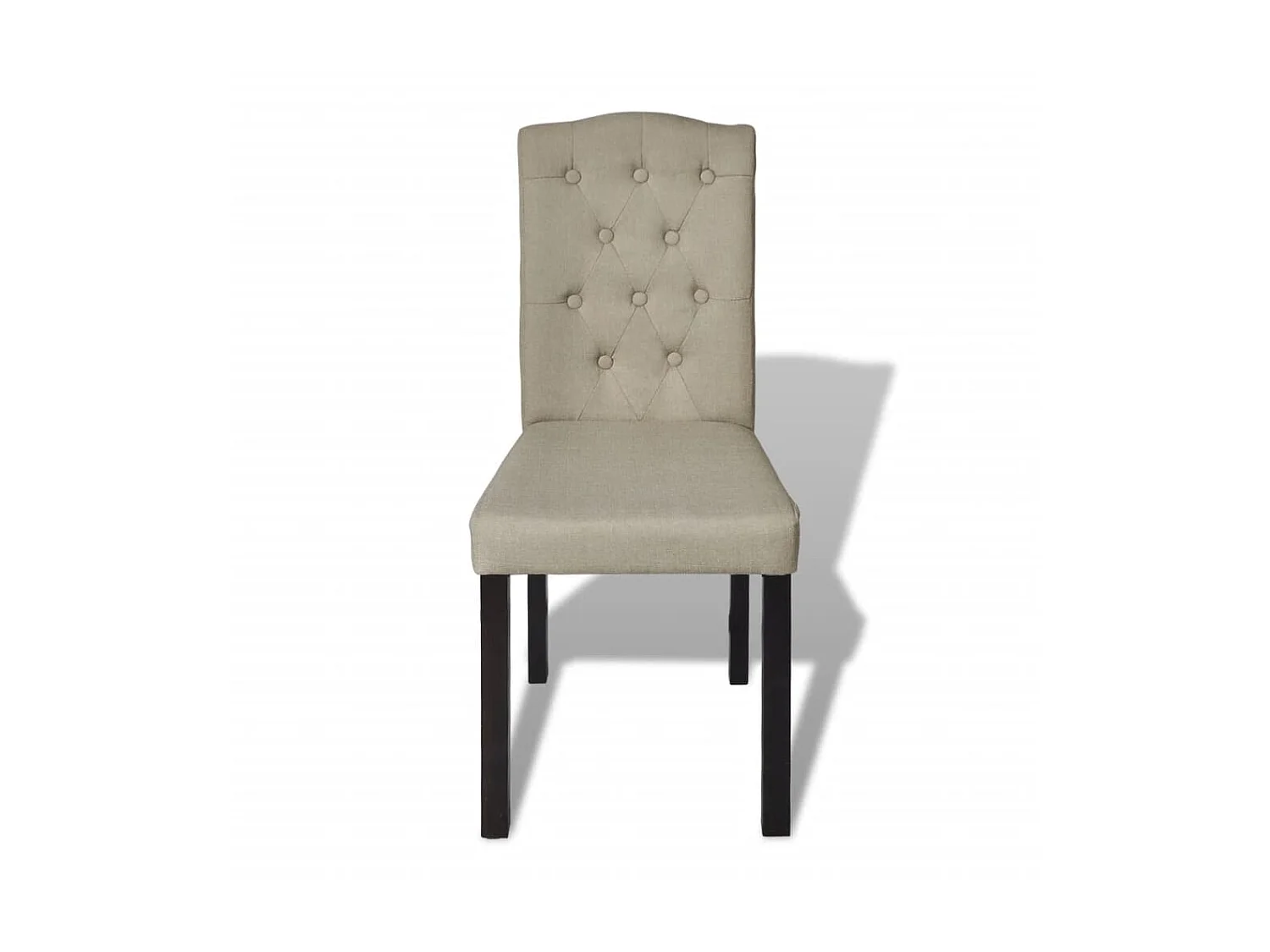 Eetkamerstoelen set van 2 kameelhaar stof