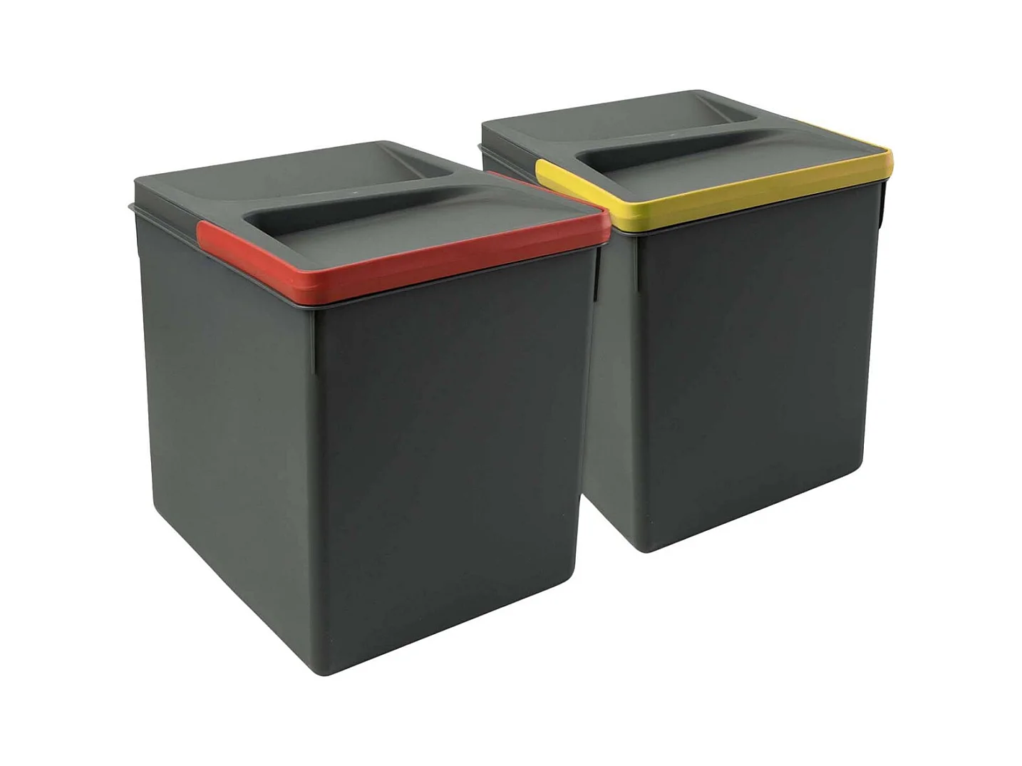 Poubelles pour tiroir de cuisine Recycle (Lot de 2)