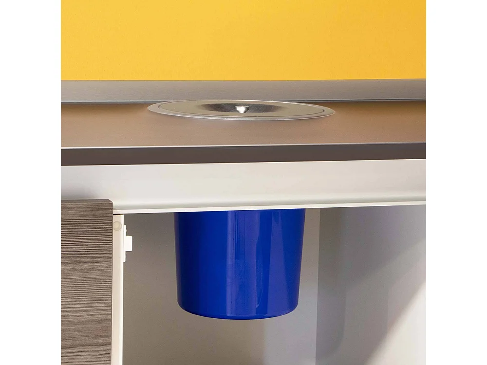 Poubelle encastrable pour plan de travail Recycle 5 litres