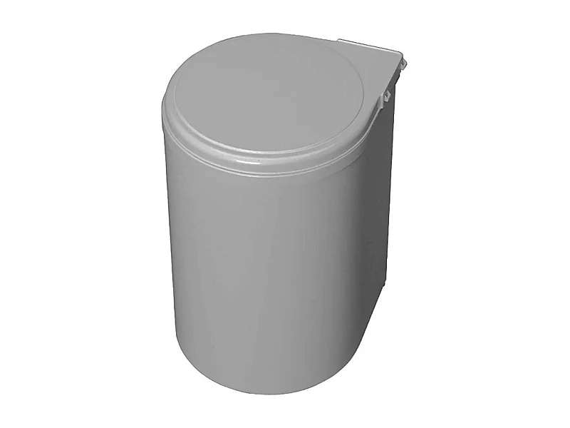 Poubelle de recyclage à fixation sur porte 13 litres