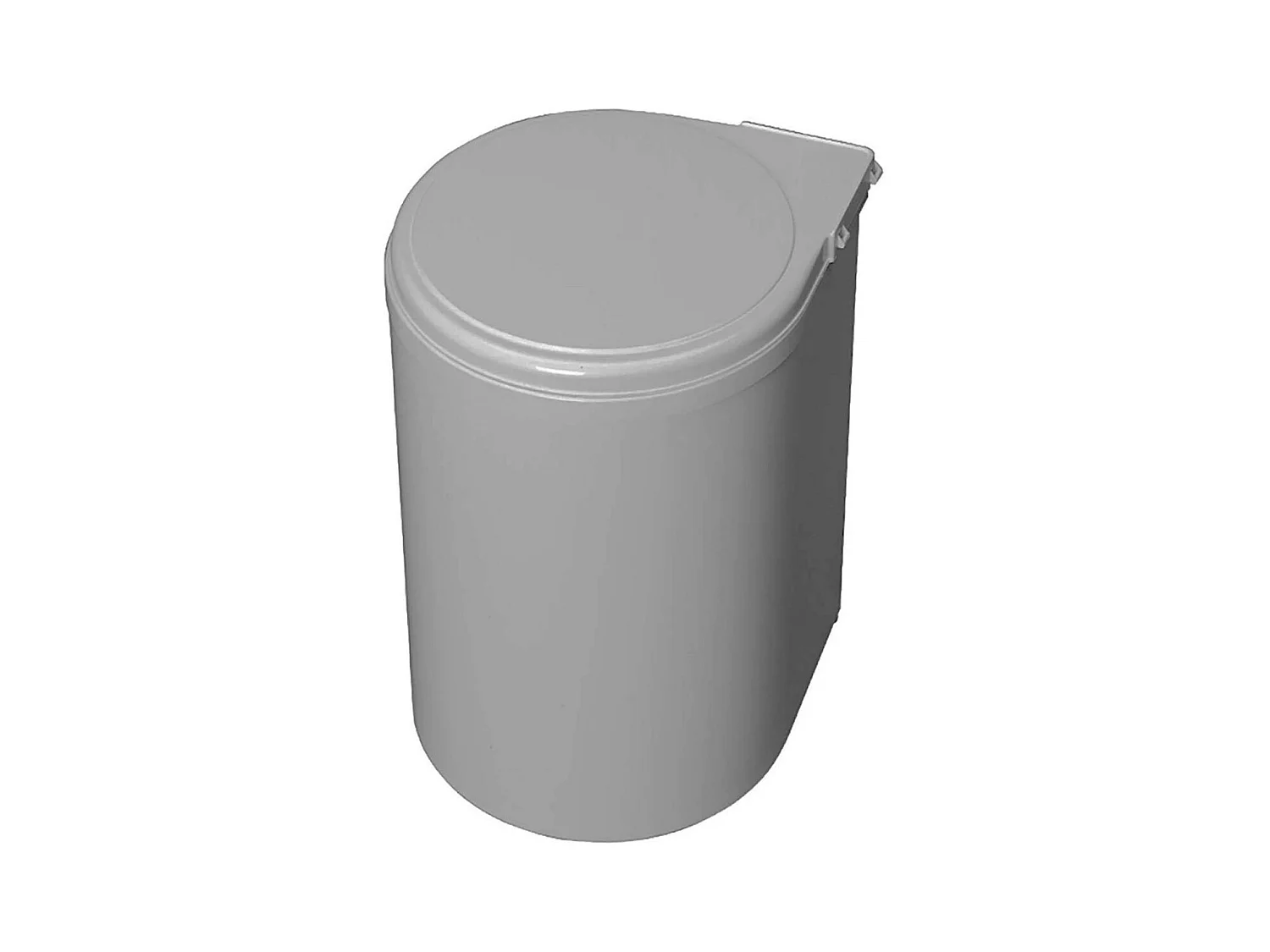 Poubelle de recyclage à fixation sur porte 13 litres