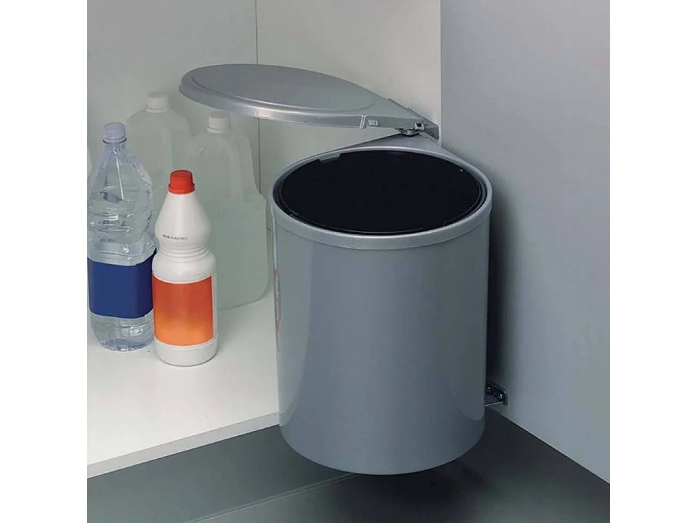 Poubelle de recyclage à fixation sur porte 13 litres