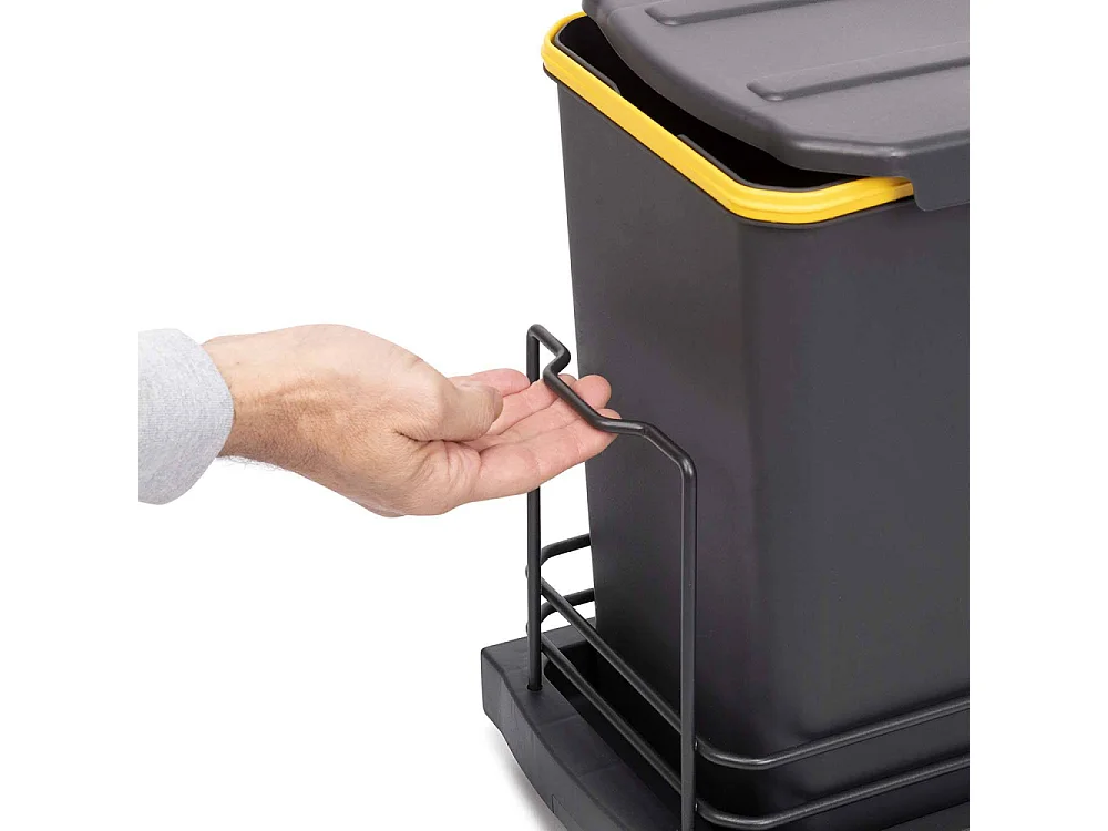 Poubelle de recyclage 2 bacs 12 litres Recycle