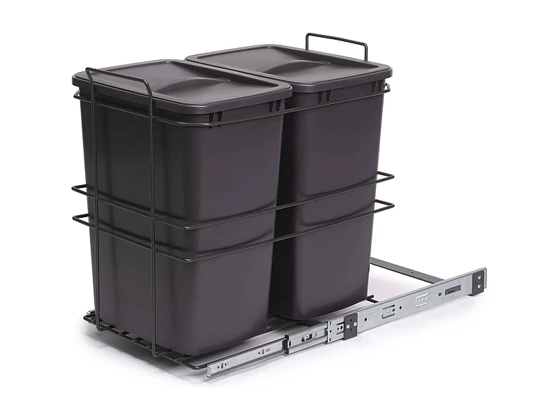 Poubelle de recyclage 2 bacs de 35 L Recycle