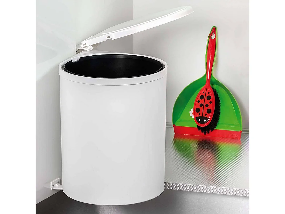 Poubelle de recyclage à fixation sur porte 13 litres