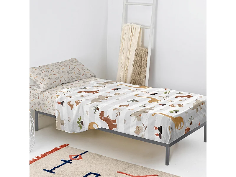 Jogo de Lençóis de 2 peças 160x270 cm (Cama 80/90) Dino family