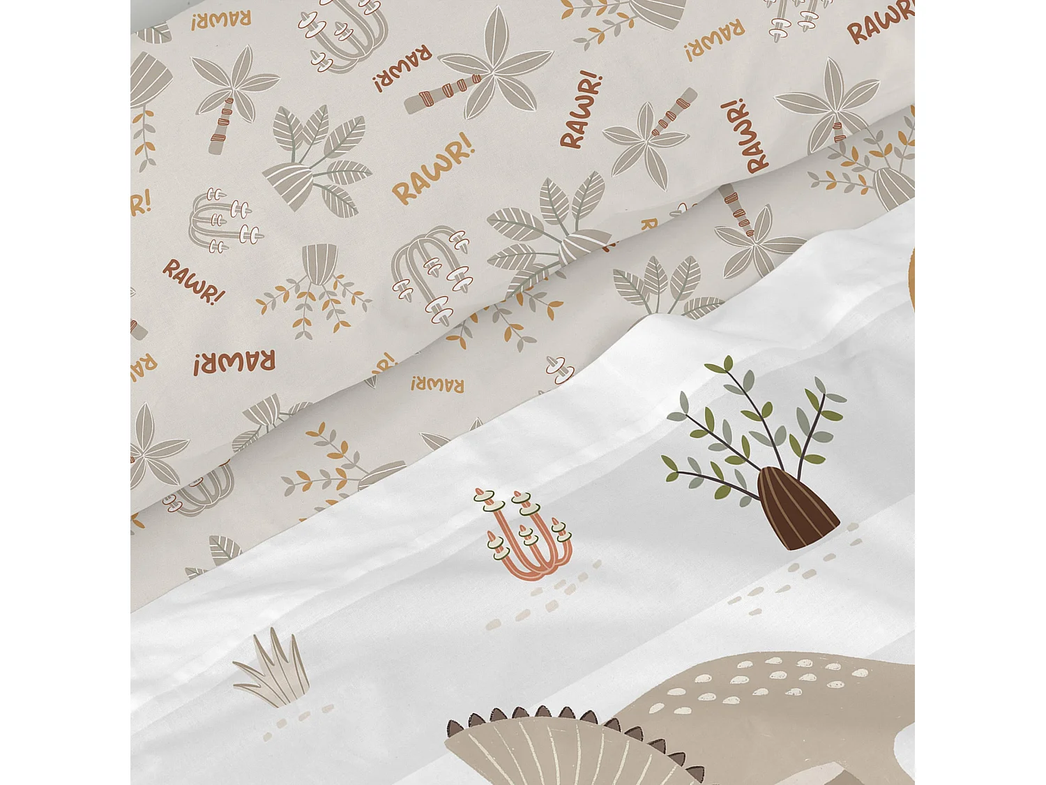 Jogo de Lençóis de 2 peças 160x270 cm (Cama 80/90) Dino family