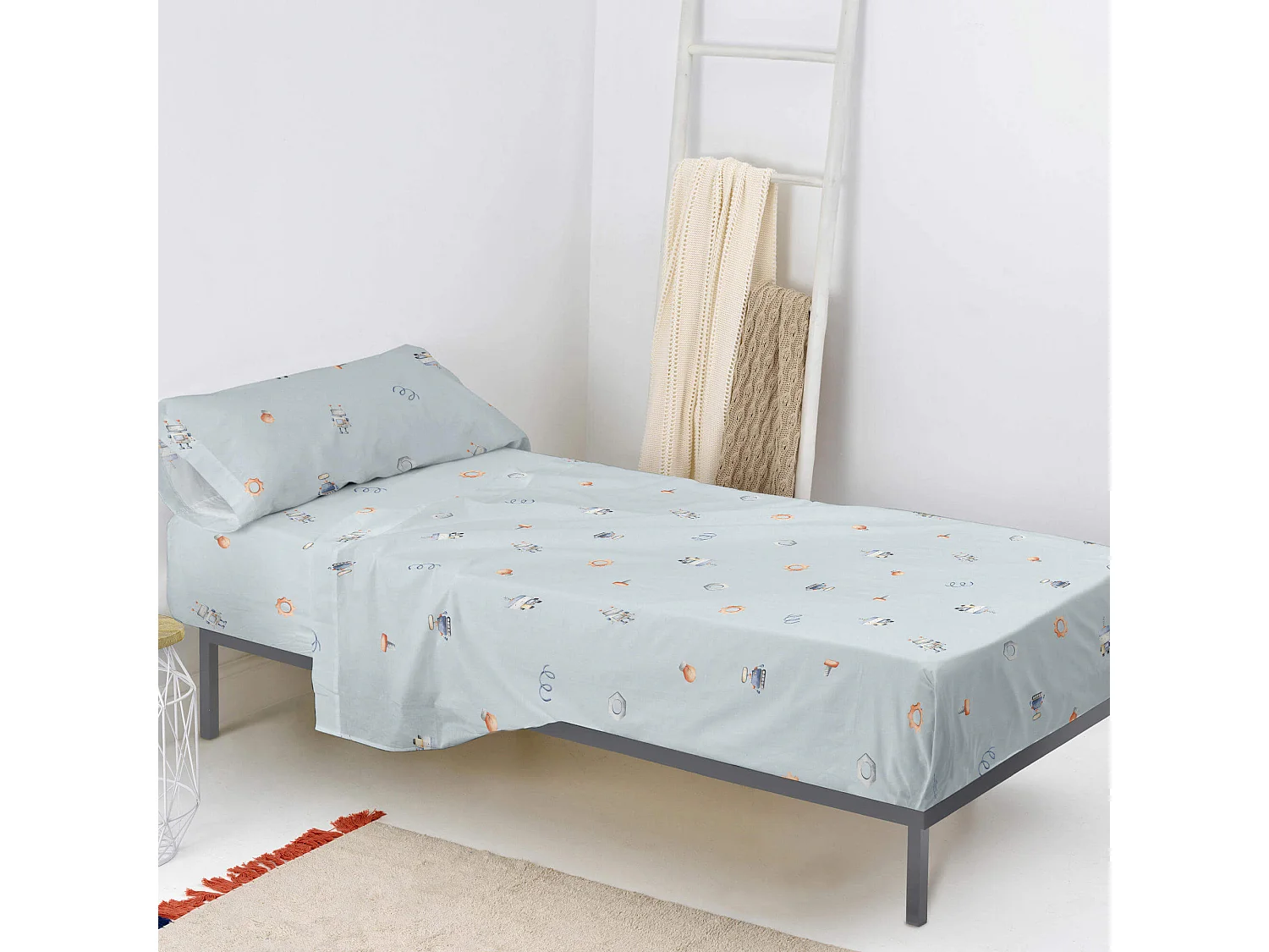 Lakenset 2-delig 180x270 cm (Bed 105) Nut