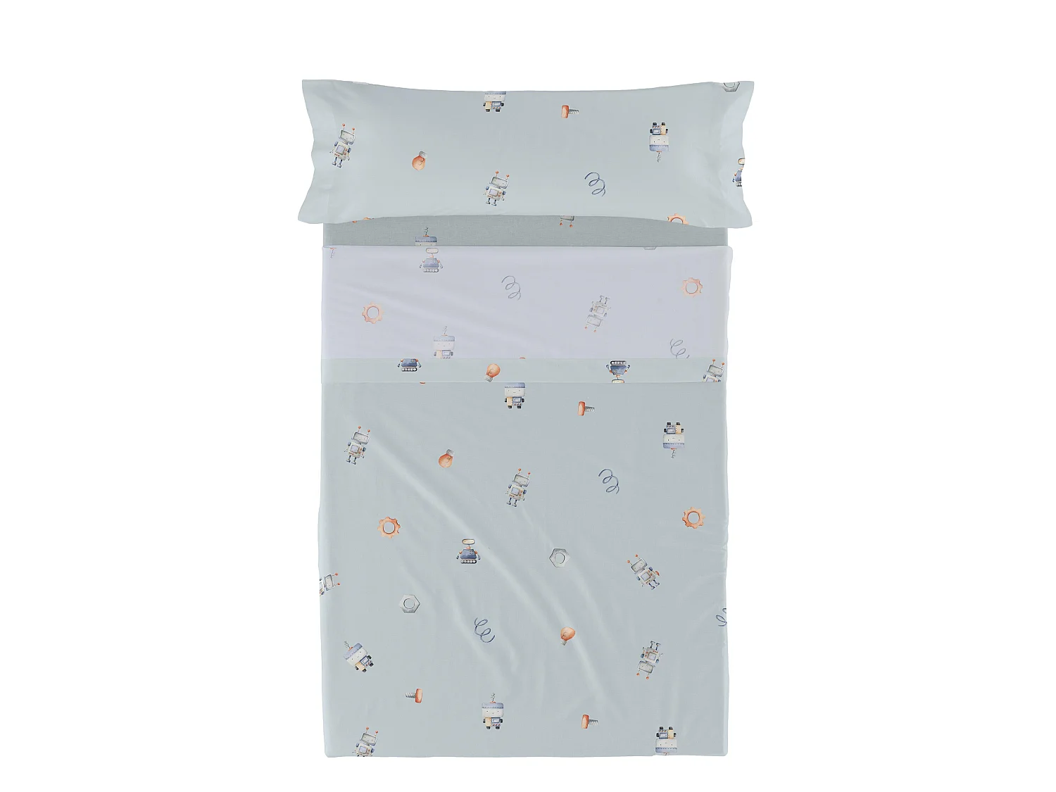 Lakenset 2-delig 180x270 cm (Bed 105) Nut