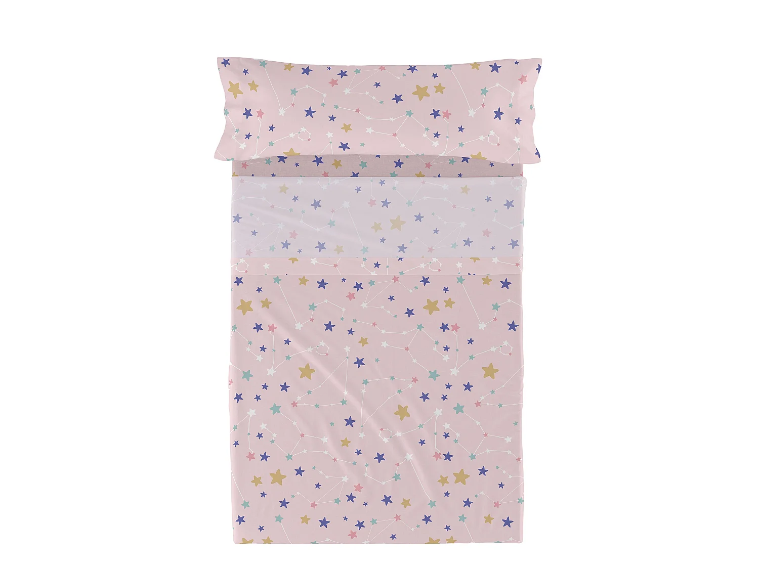 Parure de lit 2 pièces 180x270 cm (Lit 105) Sky stars