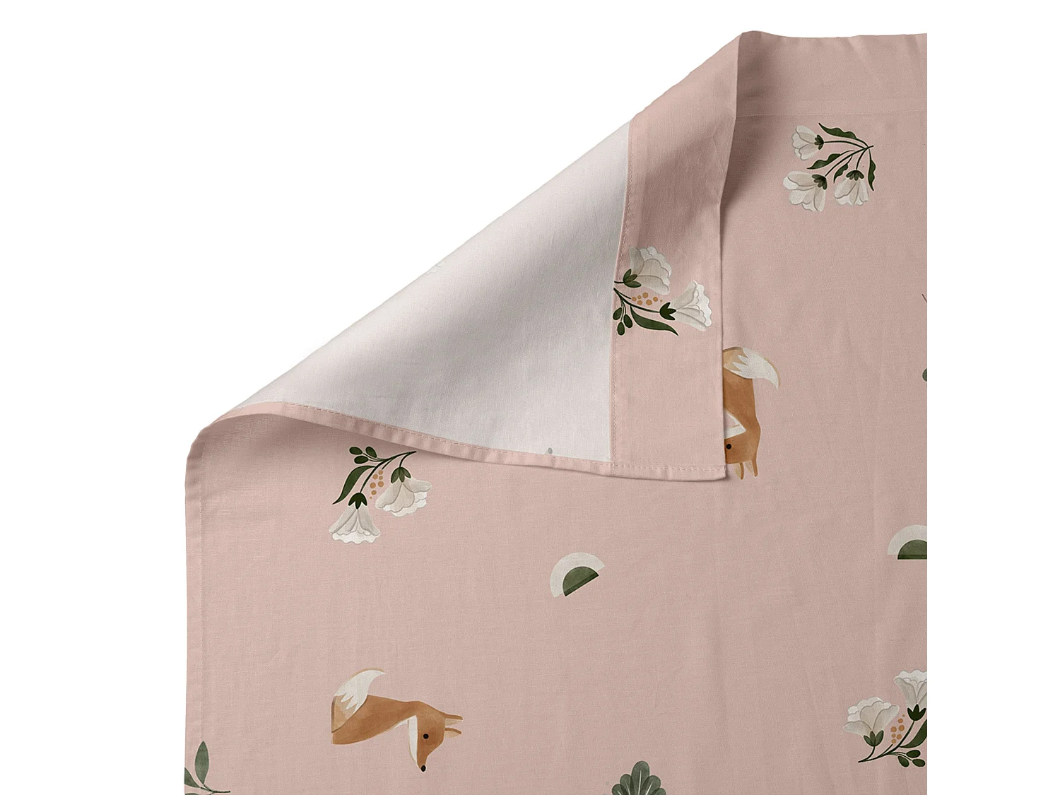 Parure de lit 2 pièces 180x270 cm (Lit 105) Fox forest