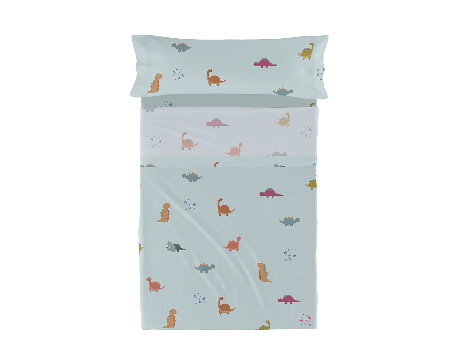 Oberlaken set 2 teiliges 180x270 cm (Cama 105) Mini dinosaur