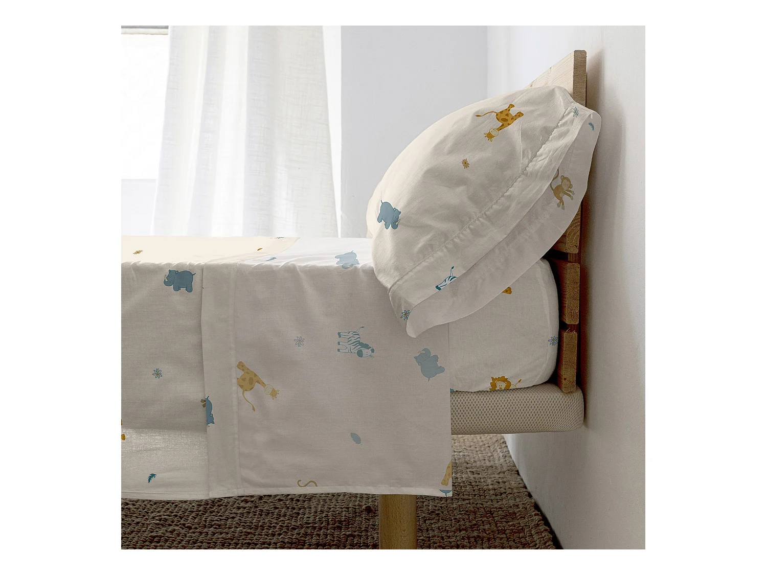 Parure de lit 2 pièces 160x270 cm (Lit 80/90) Animals