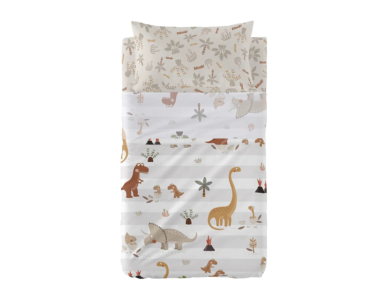 Oberlaken set 2 teiliges 100x130 cm (Kinderbett) Dino family