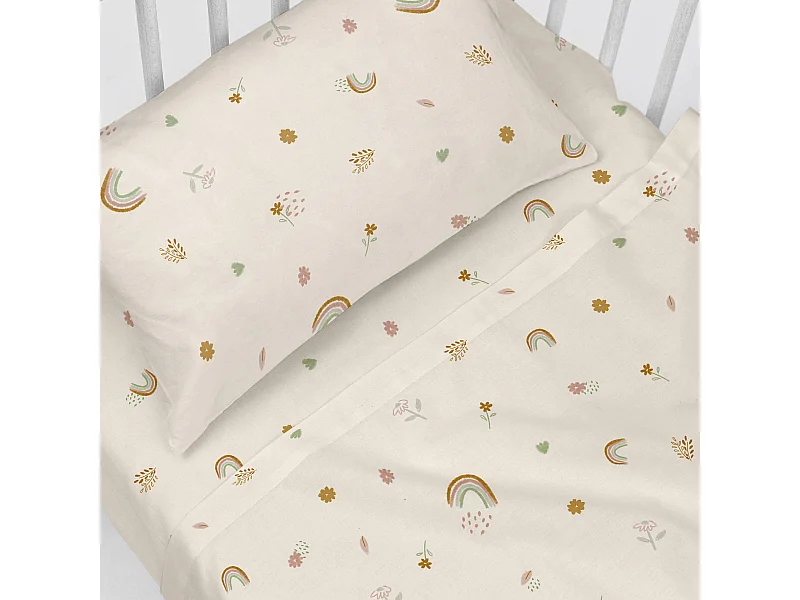 Juego de sábanas 2 piezas 100x130 cm (Cuna) Iris