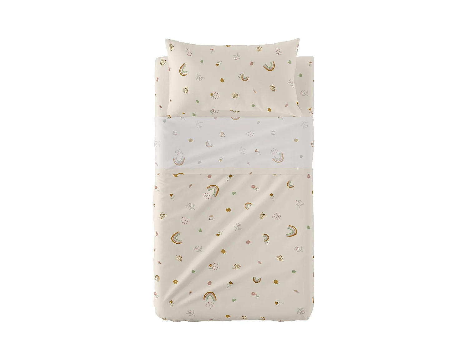 Juego de sábanas 2 piezas 100x130 cm (Cuna) Iris