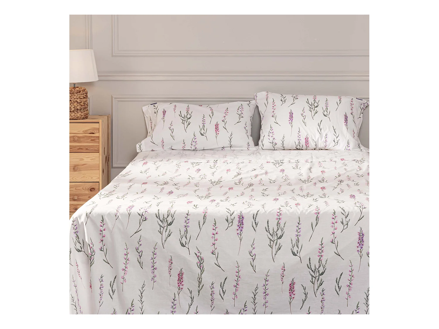 Oberlaken set 160x270 cm (Cama 80/90) Lavanda