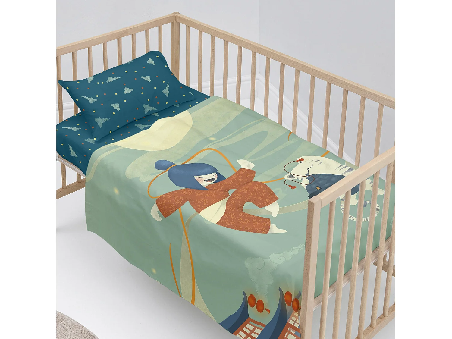 Oberlaken set 2 teiliges 100x130 cm (Kinderbett) The warrior