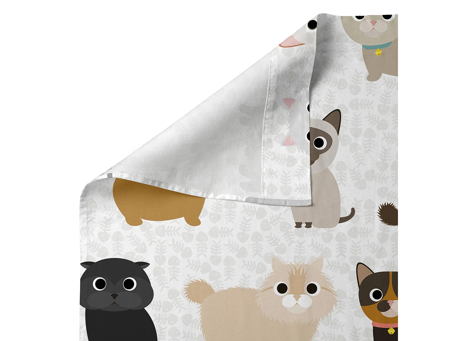 Juego de sábanas 2 piezas 100x130 cm (Cuna) Cats