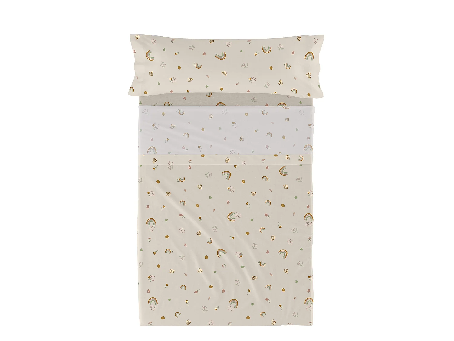 Juego de sábanas 2 piezas 180x270 cm (Cama 105) Iris