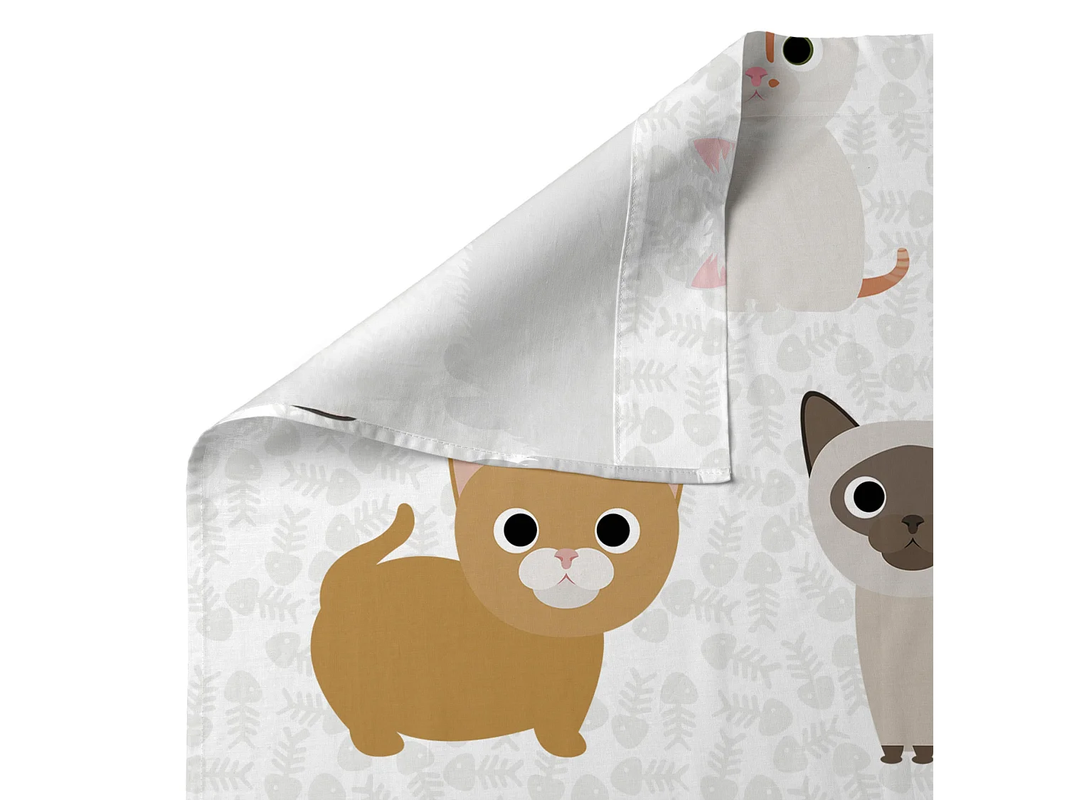 Juego de sábanas 2 piezas 160x270 cm (Cama 80/90) Cats