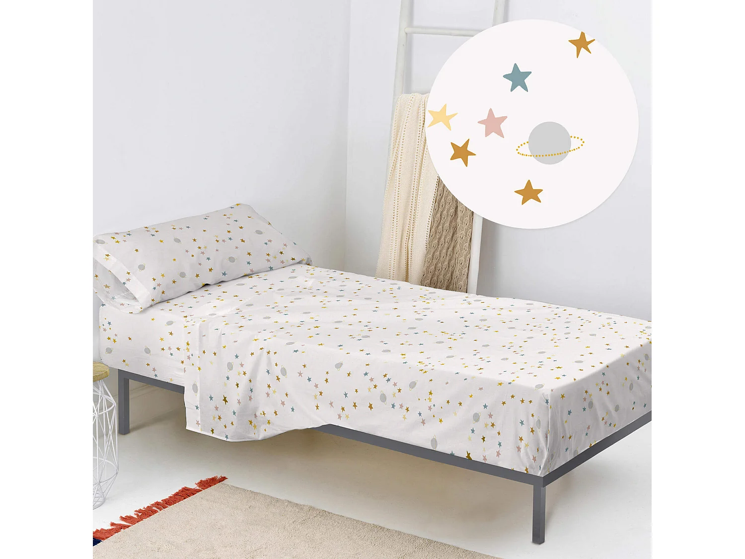 Oberlaken set 2 teiliges 160x270 cm (Cama 80/90) Saturn