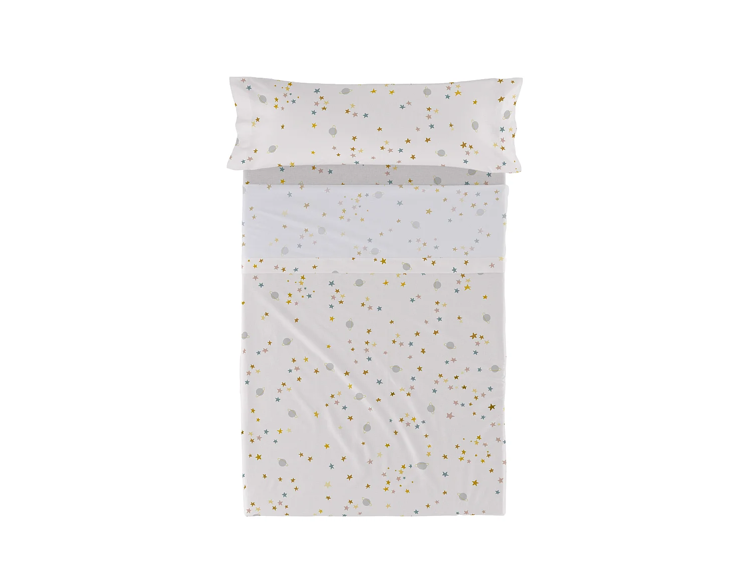 Jogo de Lençóis de 2 peças 160x270 cm (Cama 80/90) Saturn