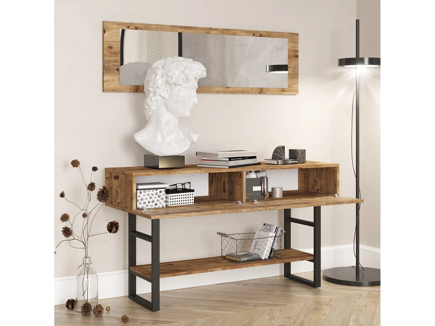 Konsolentisch im Industriestil TARA