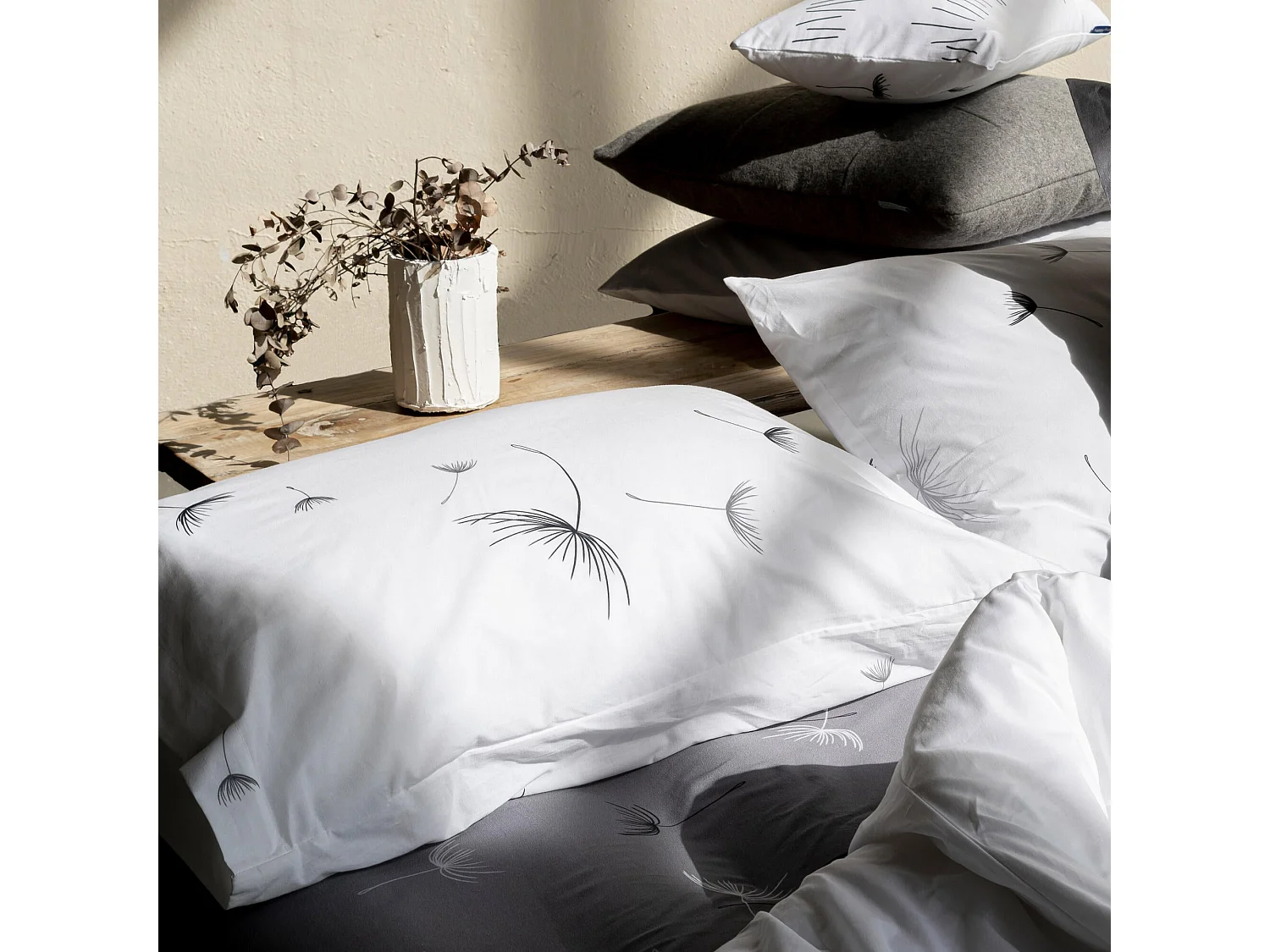 Funda de almohada 80x80 cm Dandelion