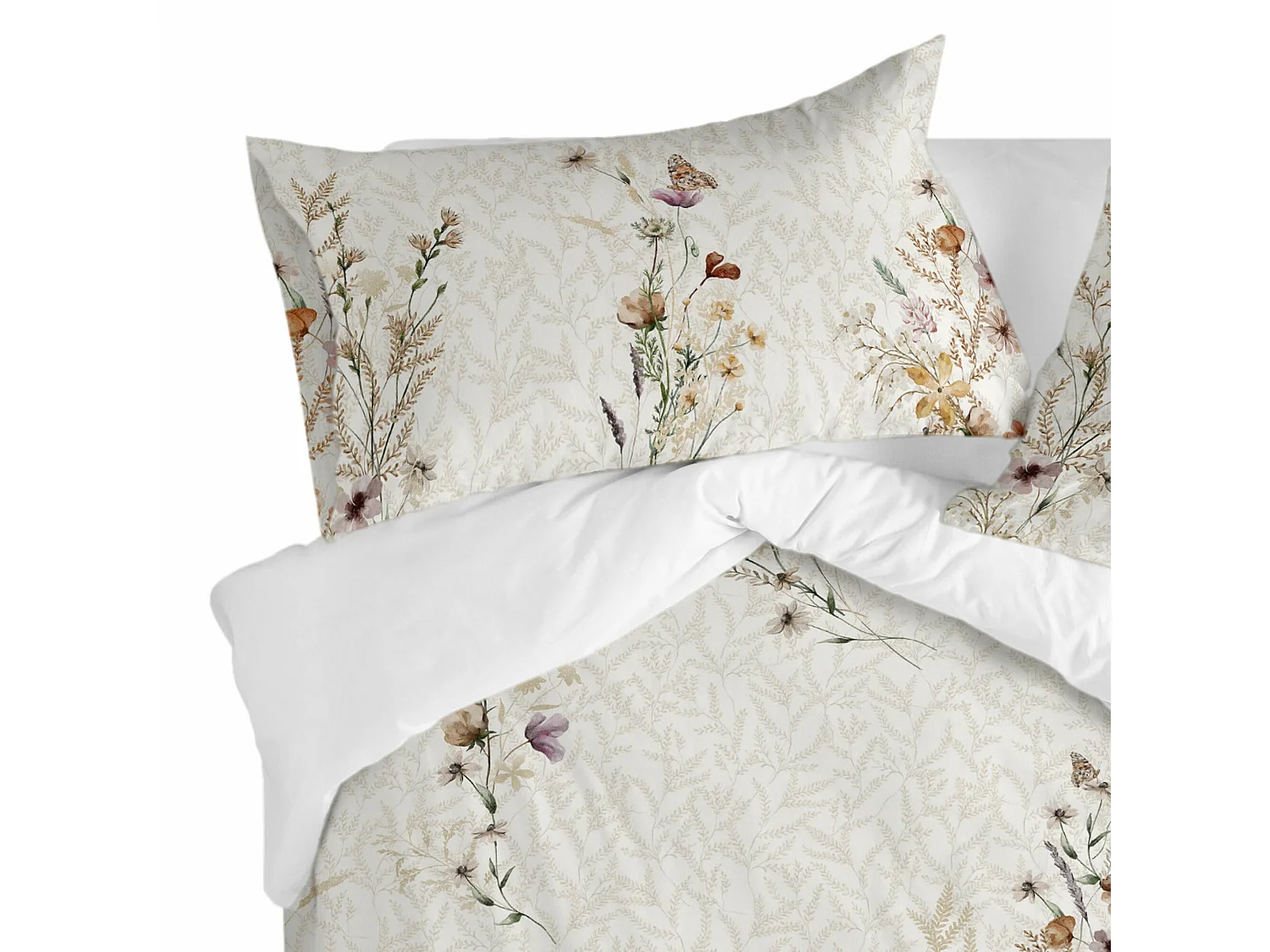 Funda de almohada 45x110 cm (x2) (Cama 180/200) Wild flowers