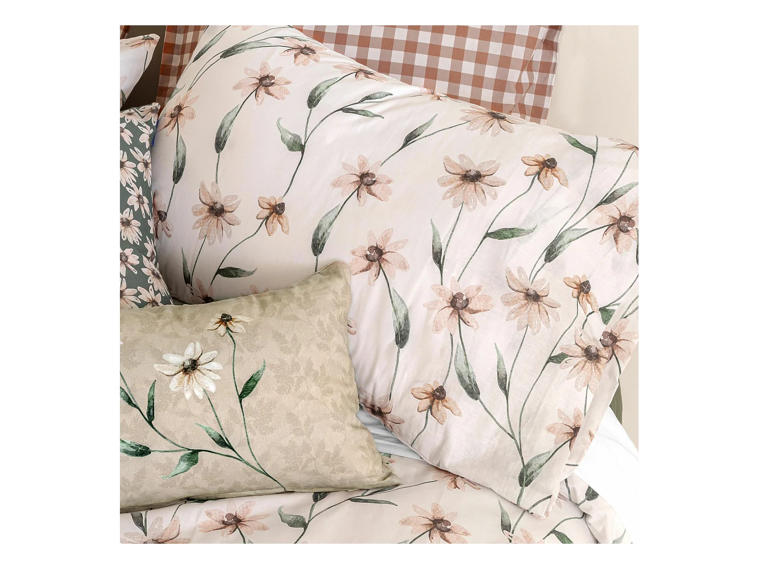 Funda de almohada 45x110 cm (Cama 90) Tinny bloom