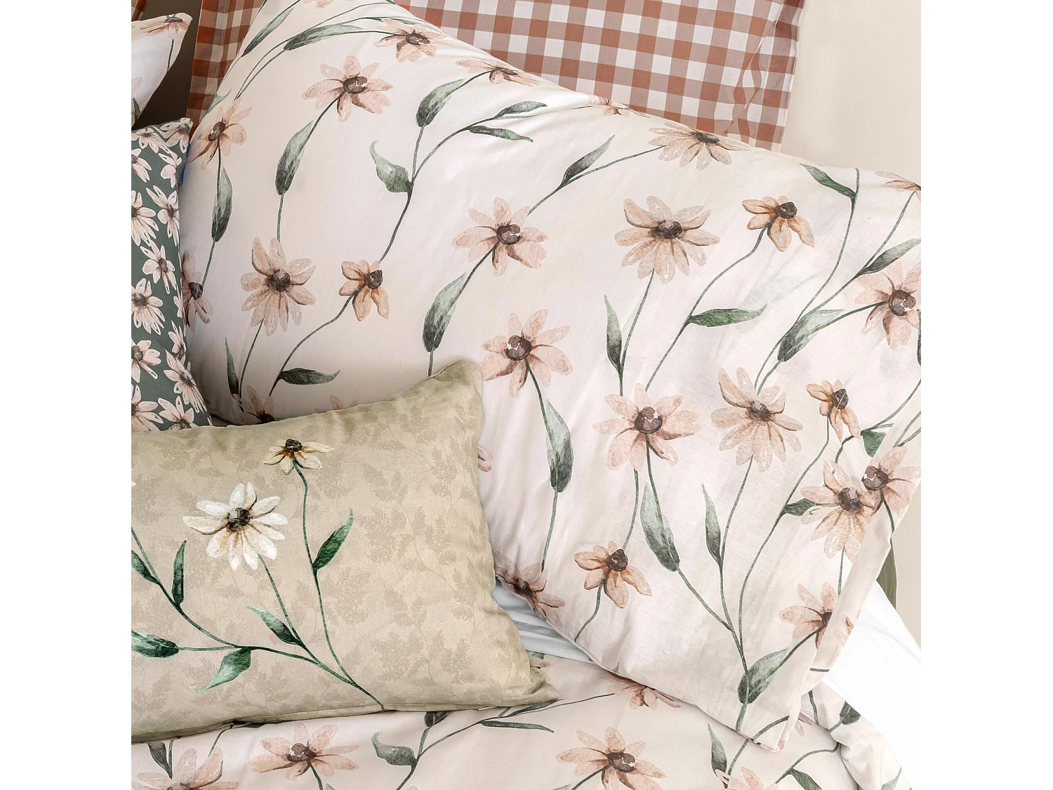 Kussensloop 45x110 cm (Bed 90) Tinny bloom