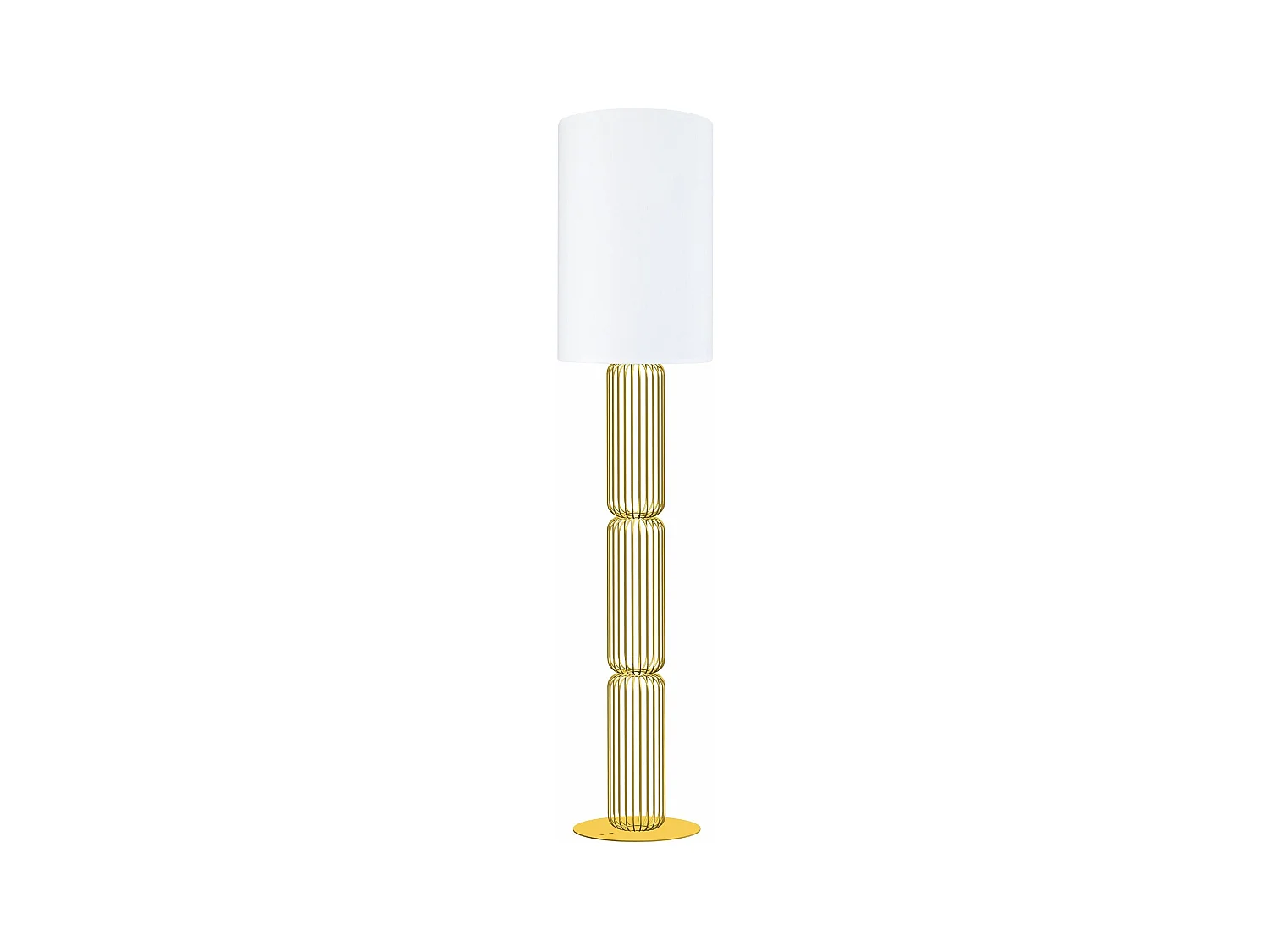 Lampadaire TOSEL ,métal,Doré ,H155xD30xP30cm